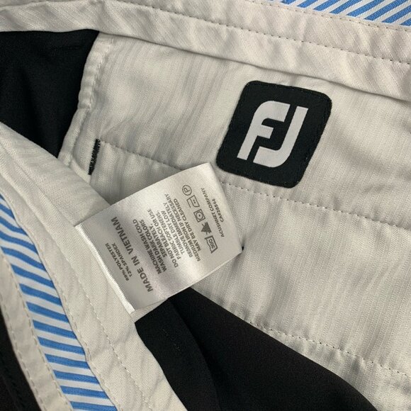FootJoy Pants Men 40x28 Pro Tour Performance Golf Pants Black Stretch Casual - Picture 11 of 15